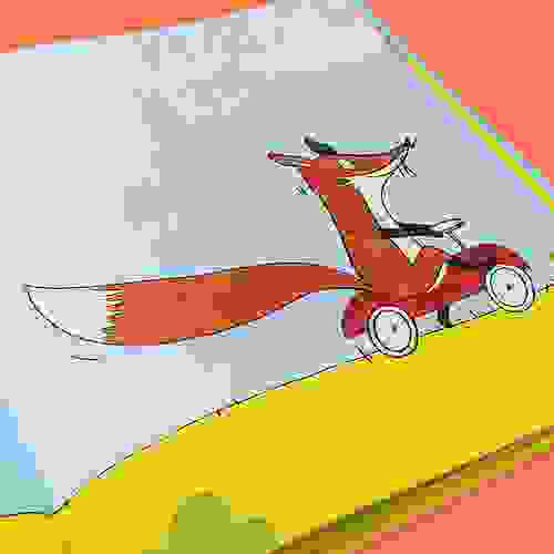 Miolo A raposa vai de carro