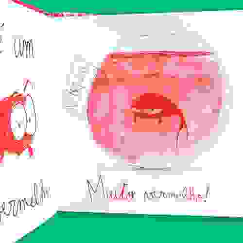 Miolo Abril, o peixe vermelho