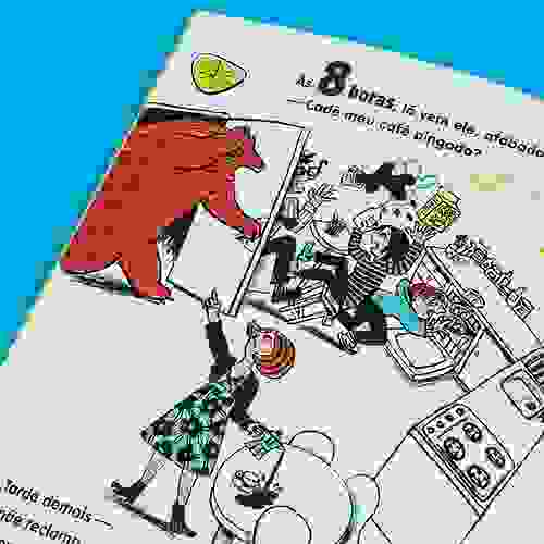 O urso contra o relógio - miolo