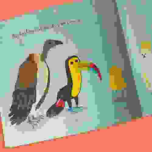 Página do livro Pássaro amarelo