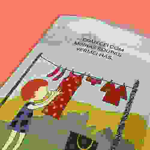 Página do livro  O varal 