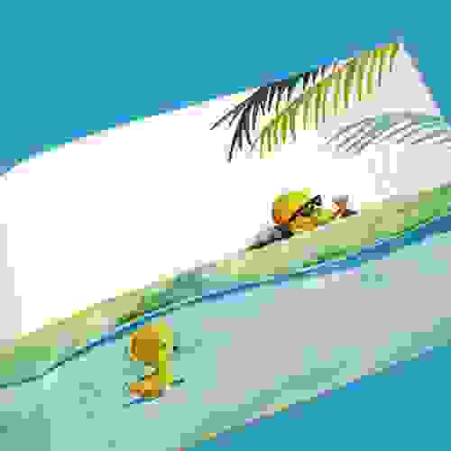 Dez patinhos - Foto miolo
