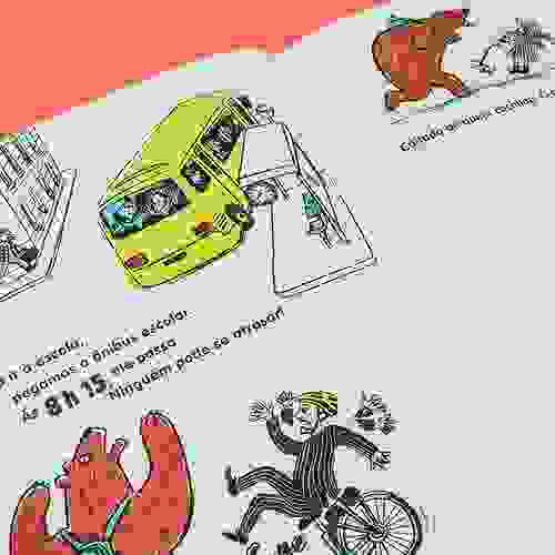 O urso contra o relógio - miolo