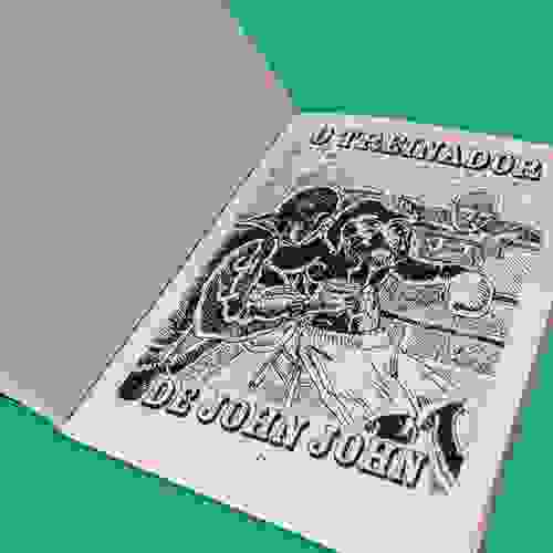 Página do livro O paraíso de John John