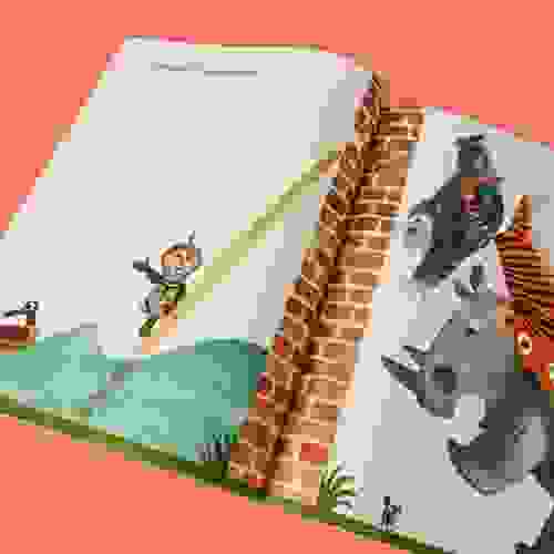 Miolo Muro Meio do Livro