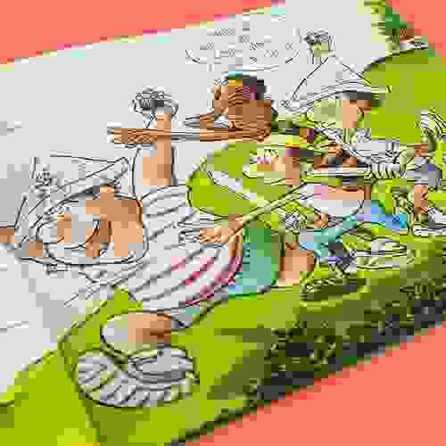 Miolo Pinote, o fracote e Janjão, o fortão