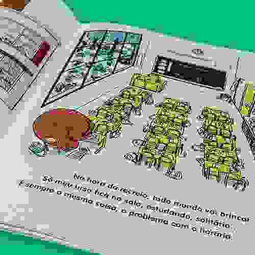 O urso contra o relógio - miolo