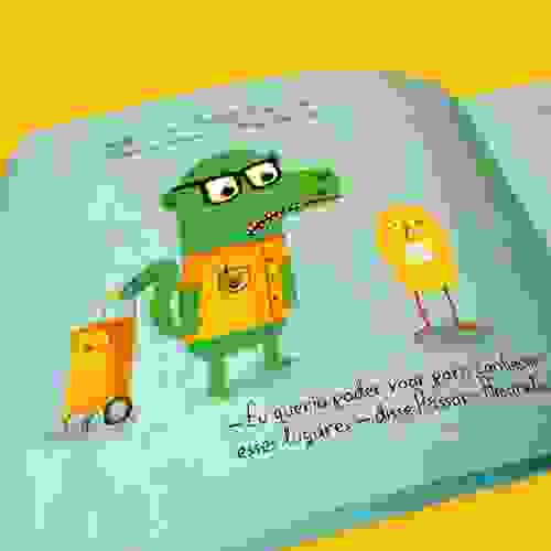 Página do livro Pássaro amarelo