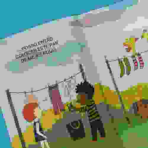 Página do livro  O varal 