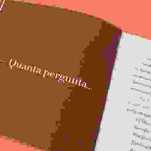 Página do livro O menino que perguntava