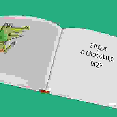 O que o crocodilo diz no parque Foto6
