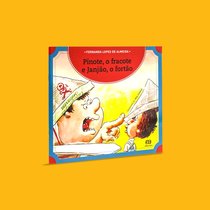 Capa do livro Pinote, o fracote e Janjão, o fortão}