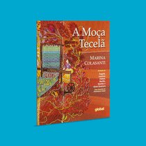 Capa do livro A moça tecelã}