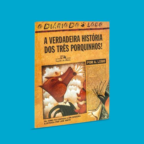 Capa A verdadeira história dos três porquinhos