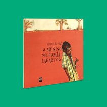Capa do livro O menino que comia lagartos}