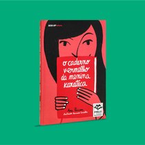 Capa do livro O caderno vermelho da menina karateca}