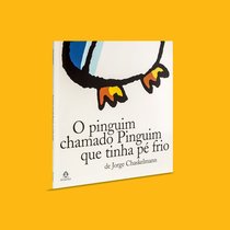 Capa do livro O pinguim chamado pinguim que tinha pé frio}