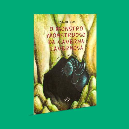 Capa O monstro monstruoso da caverna cavernosa