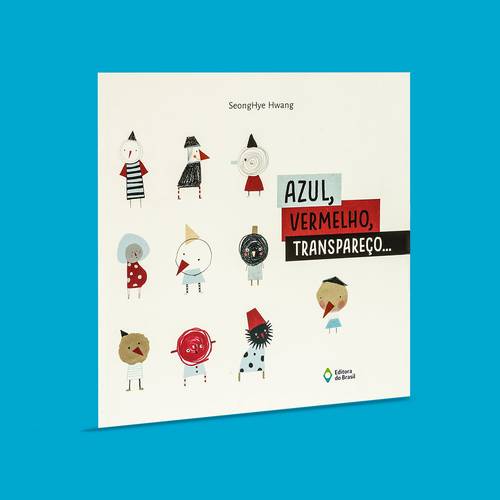 Capa Azul, vermelho, transpareço