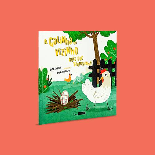 Capa A galinha do vizinho bota ovo xadrezinho
