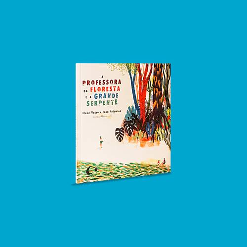 Capa A professora da floresta e a grande serpente