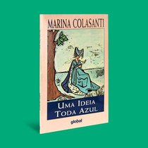 Capa do livro Uma ideia toda azul}