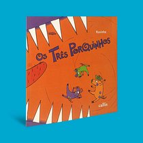 Capa do livro Os três porquinhos}