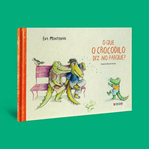 O que o crocodilo diz no parque Capa 3D