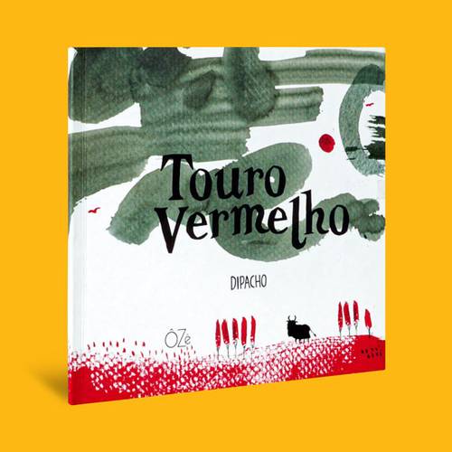 Touro vermelho Capa 3D