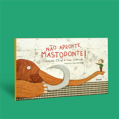 Não apronte, mastodonte! Capa 3D