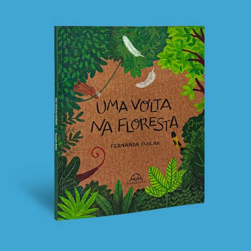 Uma volta na floresta - Capa 3D