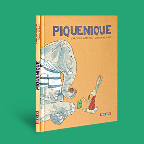 Bia e o elefante: Piquenique - Capa 3D