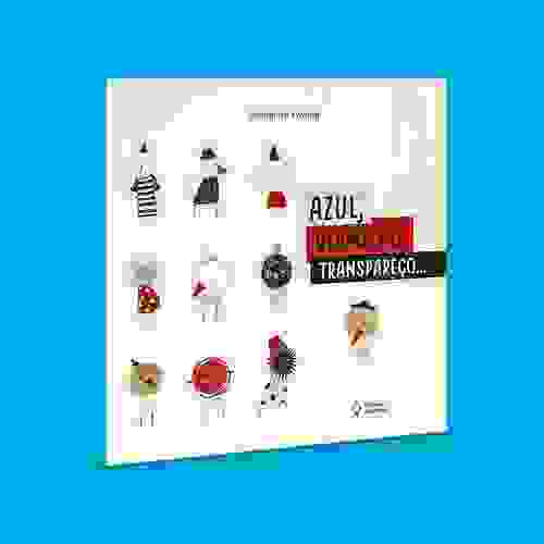 Capa Azul, vermelho, transpareço