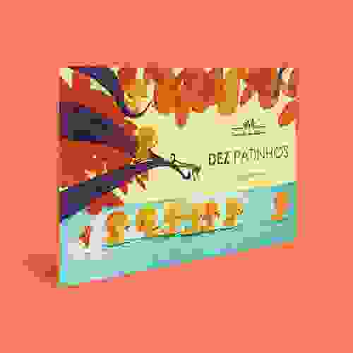 Dez patinhos - Capa 3D