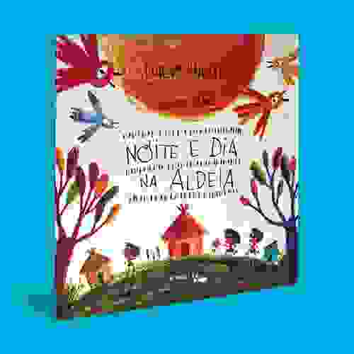 Noite e dia na aldeia - Capa 3D