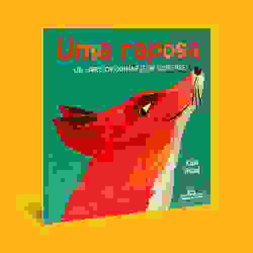 Uma raposa um livro de contar Capa 3D