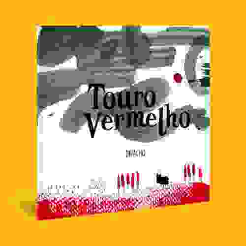 Touro vermelho Capa 3D