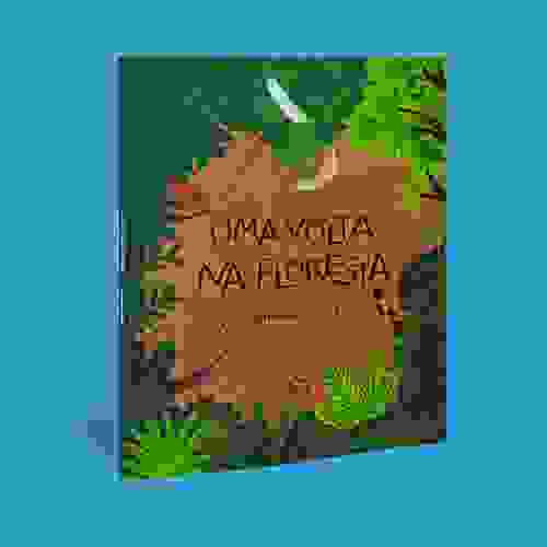 Uma volta na floresta - Capa 3D