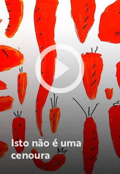 Assista o web story do livro Isto não é uma cenoura