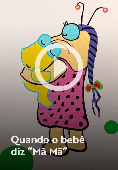 Assista o web story do livro Quando o bebê diz "mã mã"