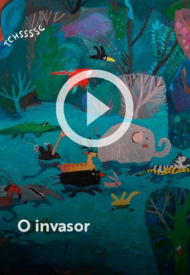 Assista o web story do livro O invasor