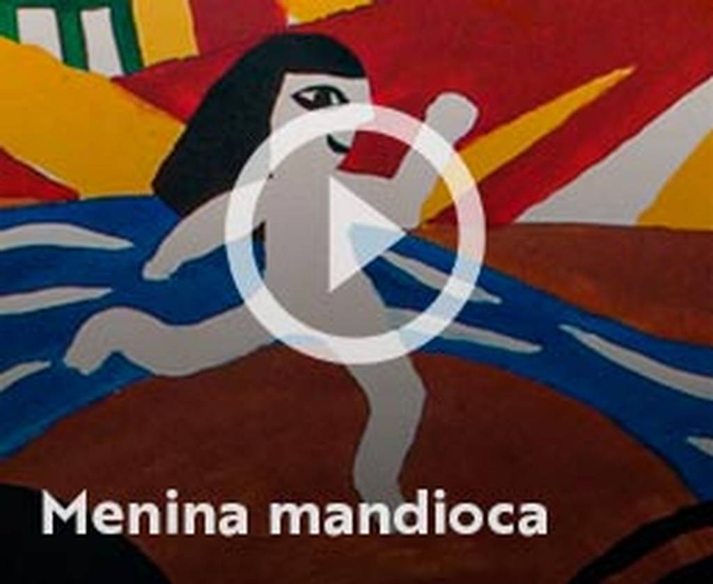Assista o web story do livro Menina mandioca