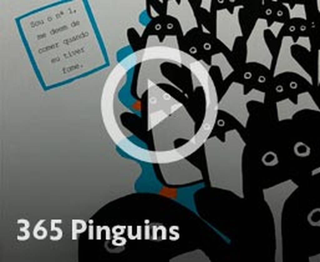 Assista o web story do livro 365 pinguins